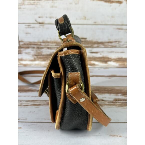 Vintage Dooney & Bourke AWL Rare Surrey Carrier Satchel Crossbody 90’s Handle - Picture 2 of 9